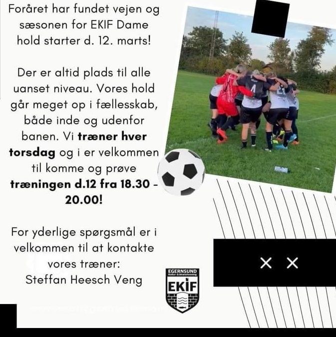 Sæsonstart kvinde fodbold