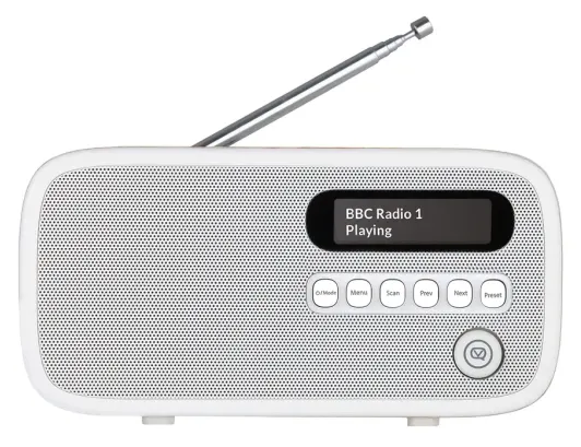 Elegant DAB/ DAB+ og FM radio - VQ Dexter radio. Oak - Elektronikhuset