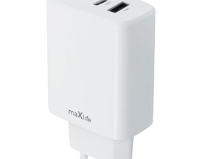 maXlife 20W PD QC USB+USB-C lader