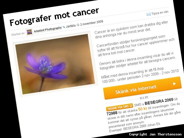 Fotografer mot cancer