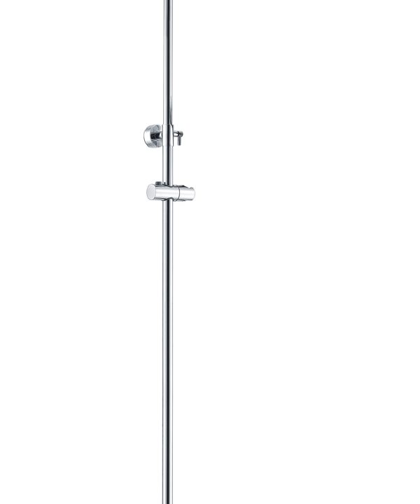 Barra para ducha cromada (115-165 cm)