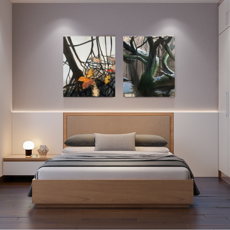 "Ingenting" 80x80 - 2020 (solgt)