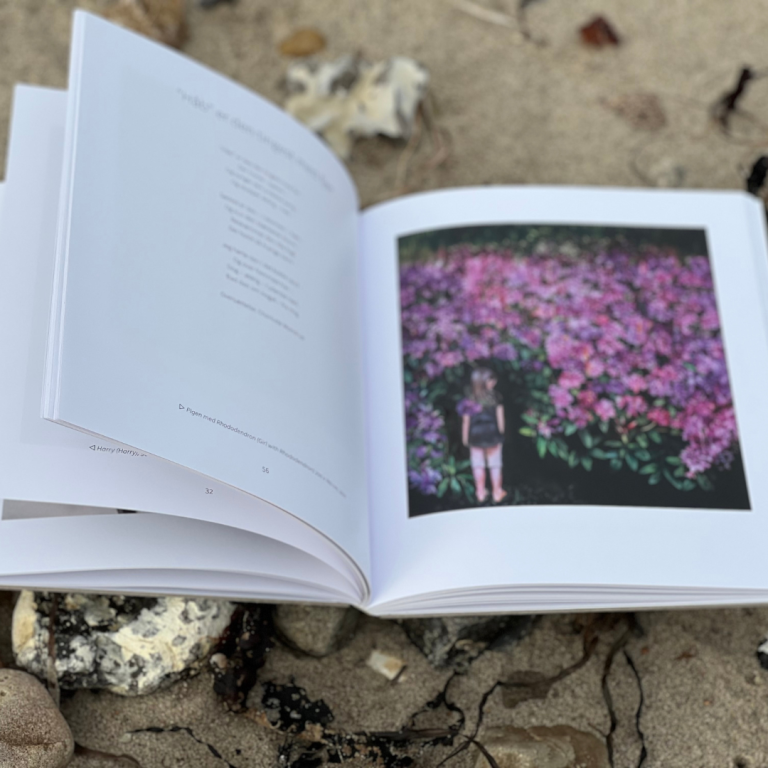 En smuk og sanselig coffee table book på 120 sider, indeholdende 43 udvalgte værkfotos af Elin Engelsen - pris: 450,-