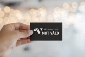 Vasternorrland mot vald visitkort