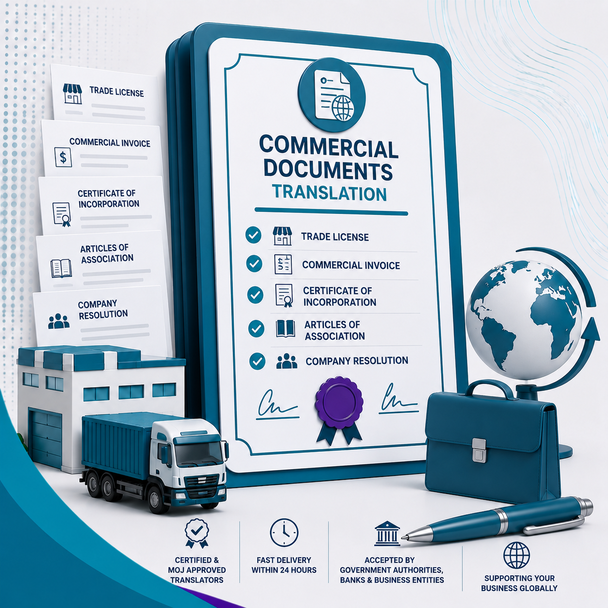 Commercial Documents Translation