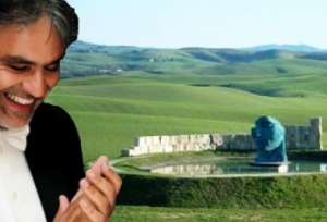 Andrea Boccelli konsert i Lajatico på Teatro del Silenzio