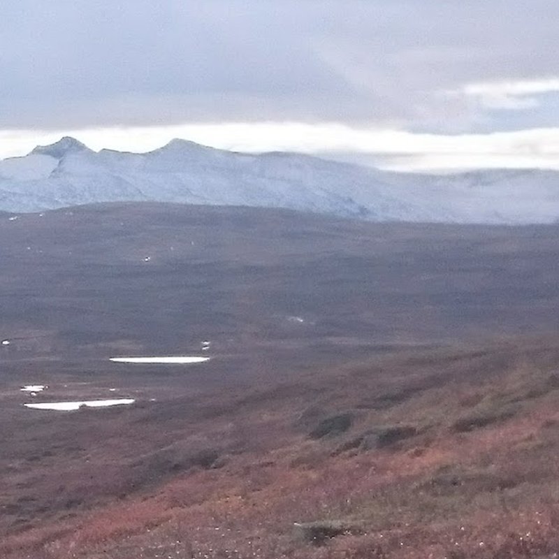 sylarna i bakgrunden under Jämtlandstriangeln
