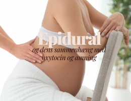epidural og oxytocin