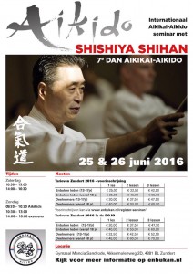 Poster Seminar Shishiya Sensei 2016 The Netherlands