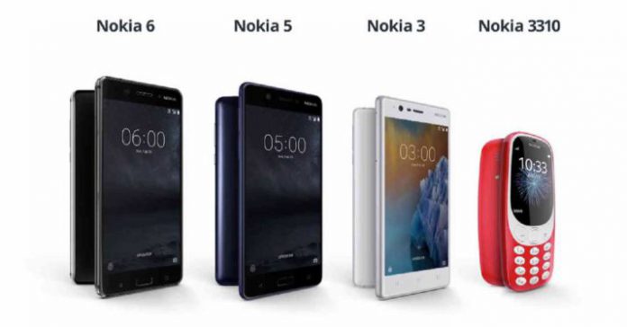 Nokia 3, 5 y 6 y Nokia 3310