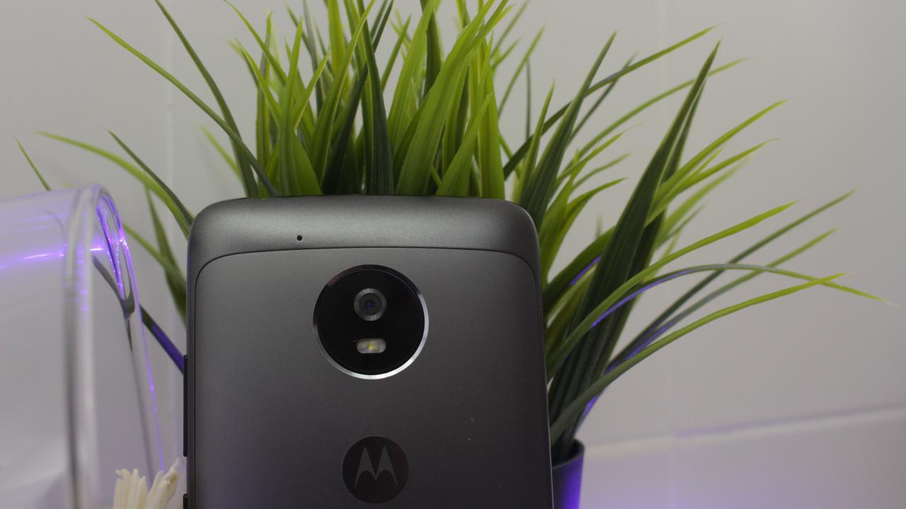 Moto G5 cámara trasera