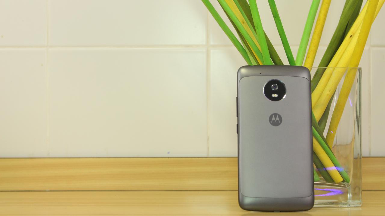 Moto G5 parte trasera