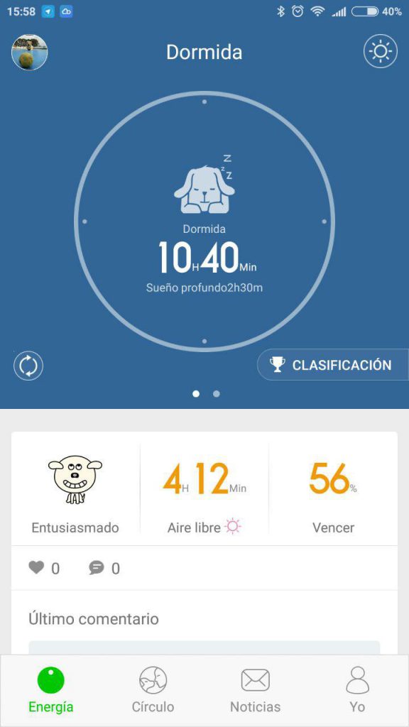 Xiaomi smart dog button, MEDICION DEL SUEÑO