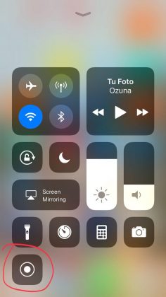 iOS 11: captura de pantalla iOS 11