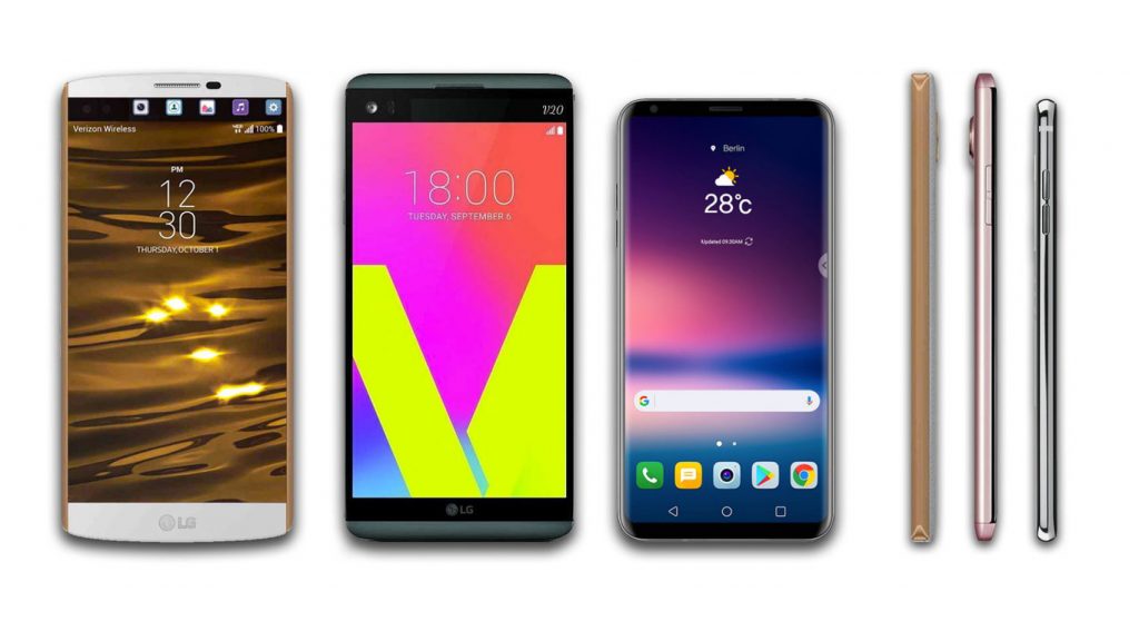 Presentación del LG V30: LG V10 vs LG V20 vs LG G30