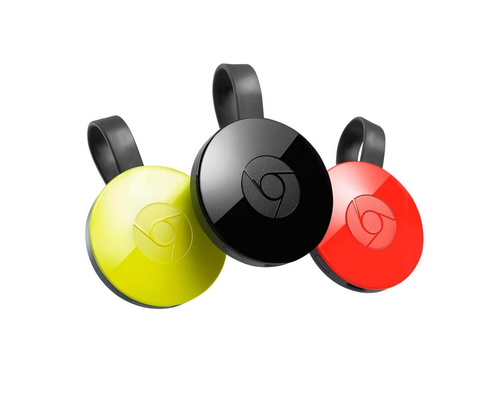 Google Chromecast en diferentes colores