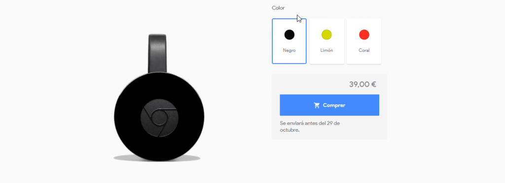 Precio Chromecast