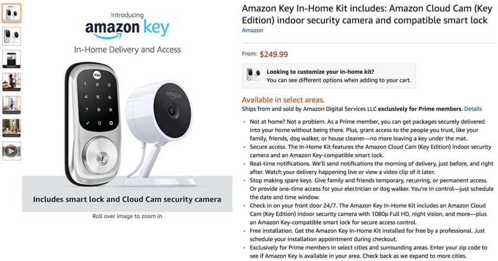 Amazon Key: precio de Amazon Key