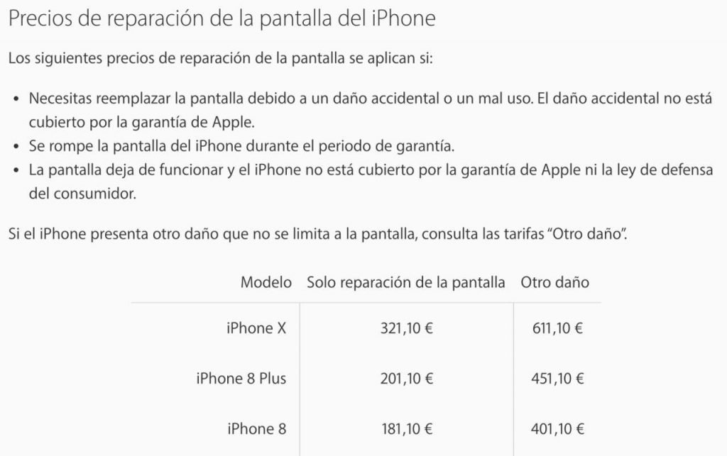 Esto cuesta cambiar la pantalla del iPhone X: precio del cambio de pantalla en el iPhone X