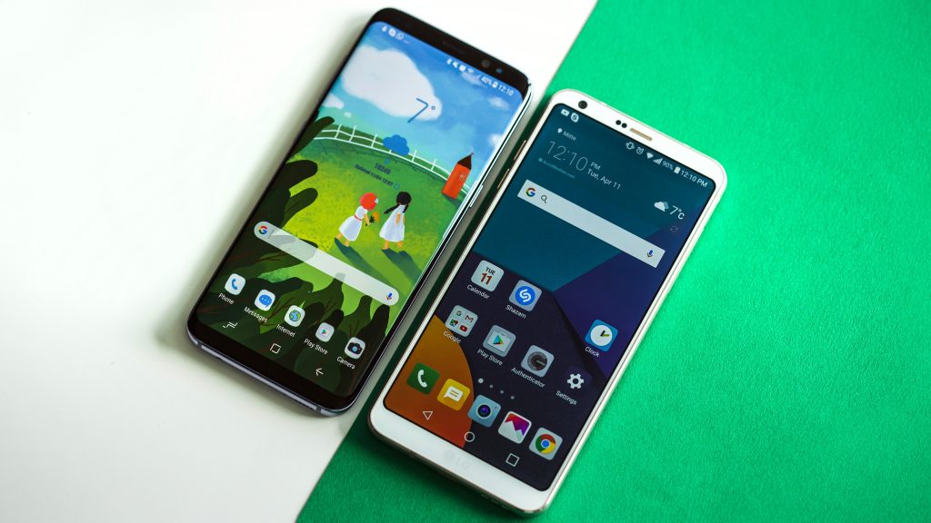 Galaxy S9 y LG G7