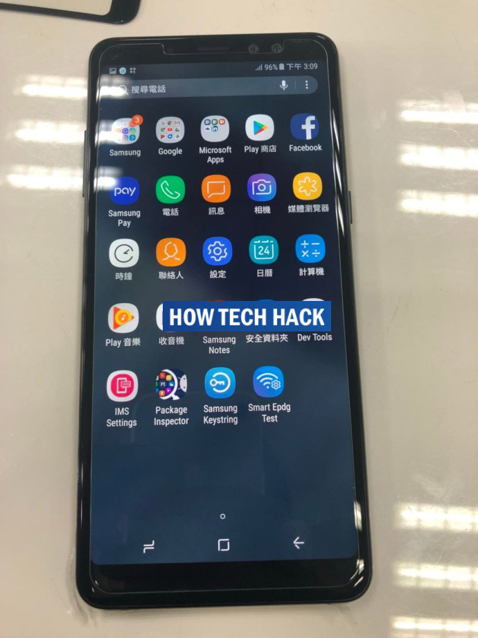 Samsung Galaxy A8 Plus 2018: App Drawer