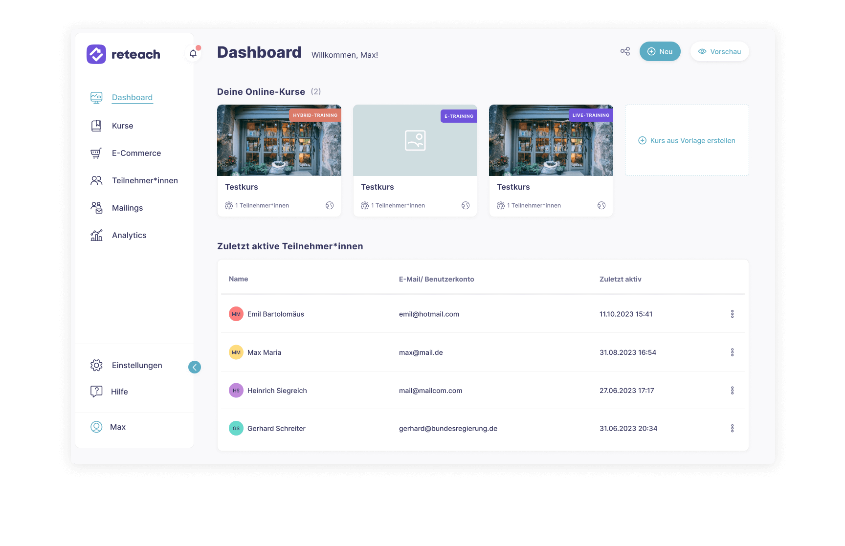 User experience and interface design of LMS