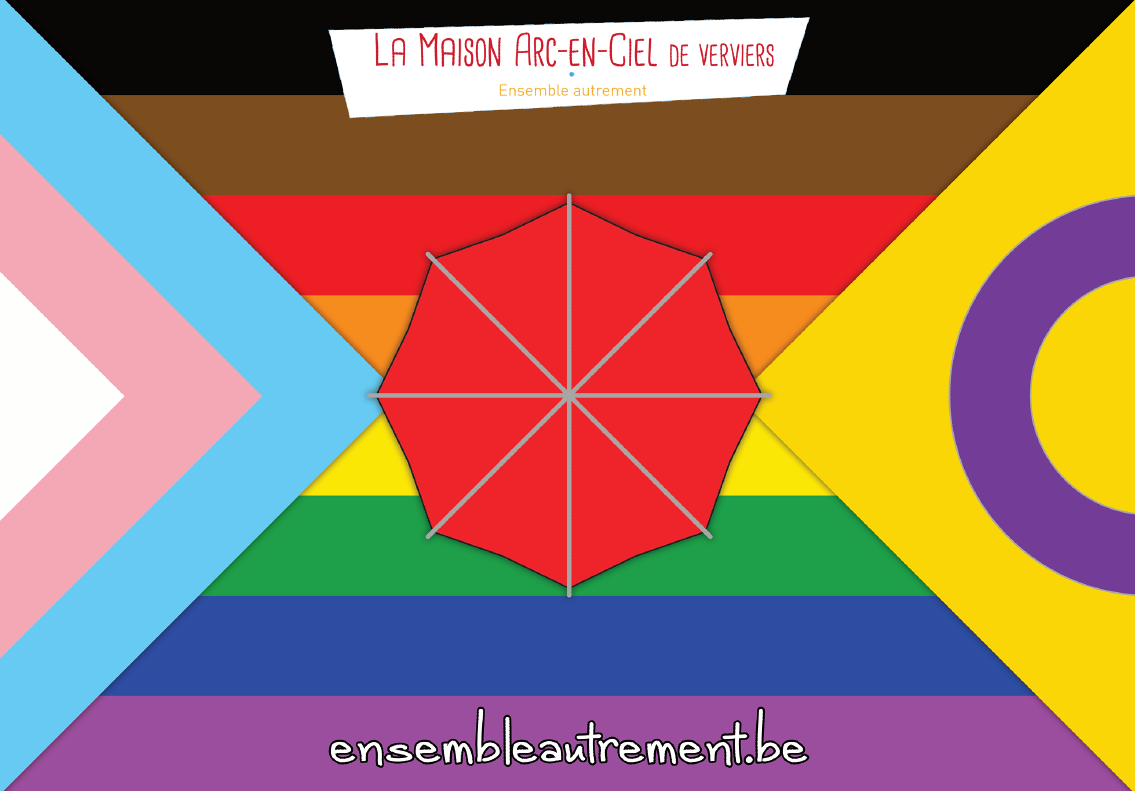 Drapeau LGBTQIA+ inclusif