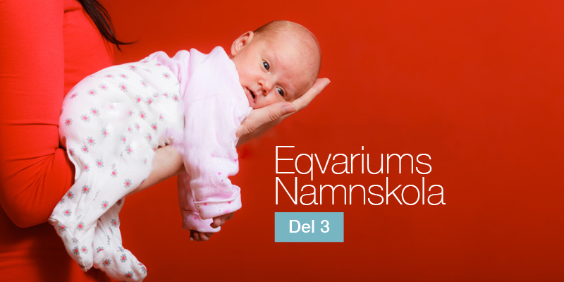 Eqvariums namnskola del 3