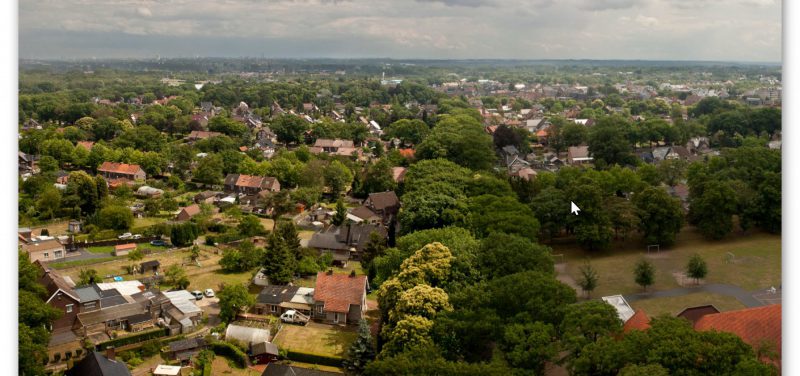 Tuinwijk Eisden vanaf kerktoren