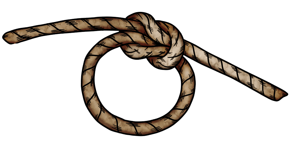 Illustration of a knot, a symbol of the sea, care, and eternal connection in Meraleva’s brand identity.