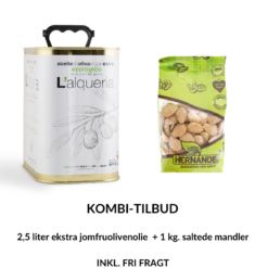 KOMBI-TILBUD! Blanqueta 2,5 l & 1 kg saltede mandler INKL. fri fragt