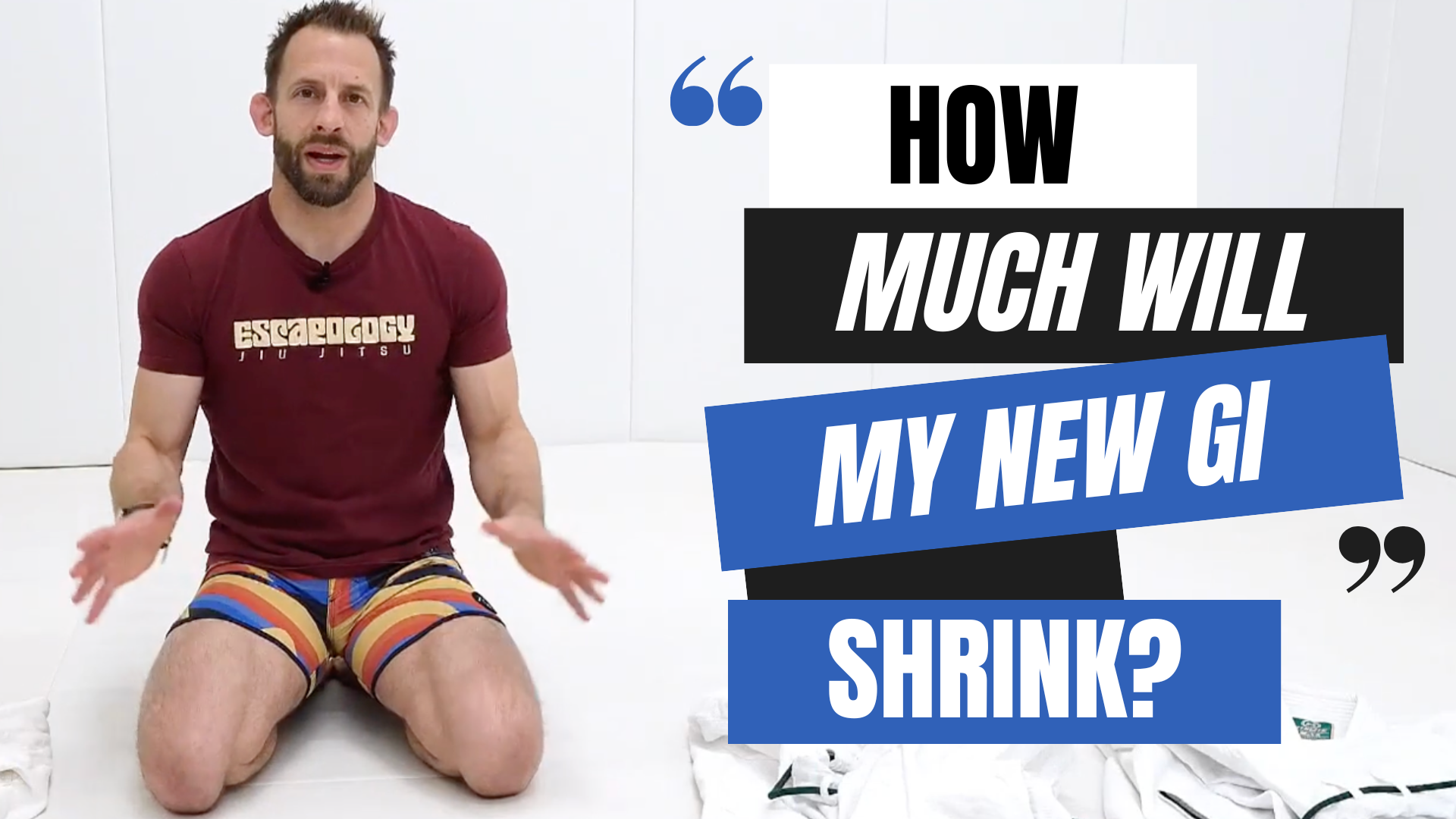 How Much Will My New BJJ Gi Shrink? Escapology BJJ