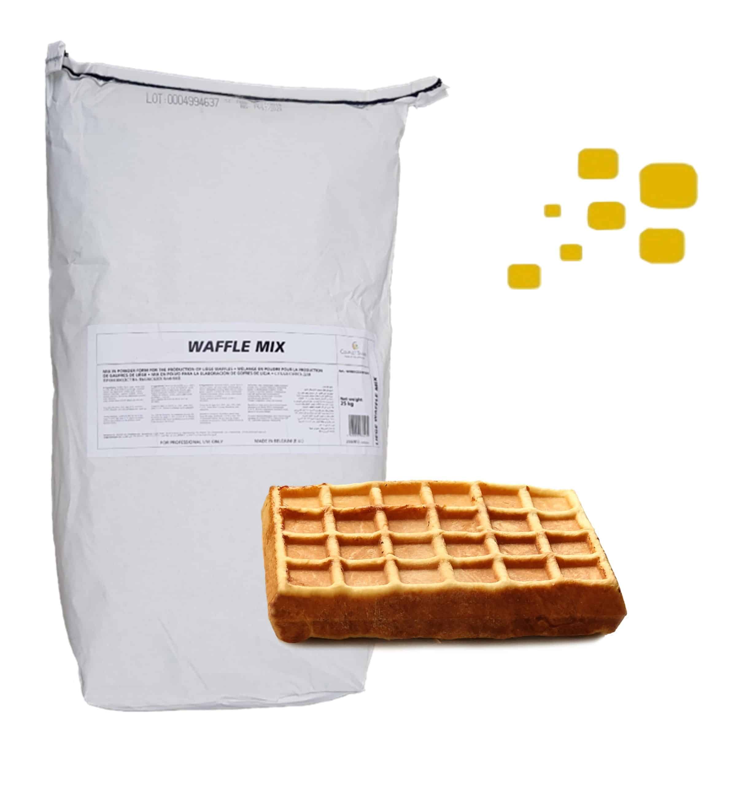 Gaufres salées fourrées Mix d'ingrédients Ampi.be