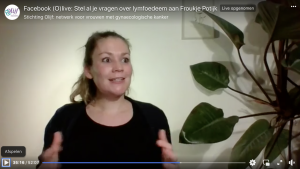 Facebook (O)live: Stel al je vragen over lymfoedeem aan Froukje Potijk