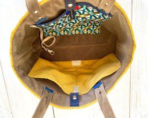 maroquinerie-creation-sac-cabas-yellow-tissu-jgeo-aune-bleu-int-atelier-estelle-cassani-montauban