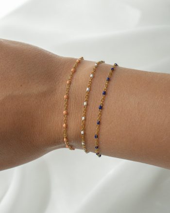 Coline rosa – Guld armbånd #2