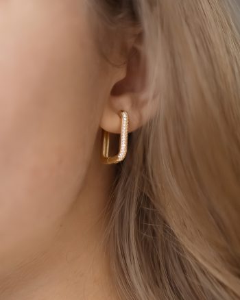 Chloe – Guld øreringe