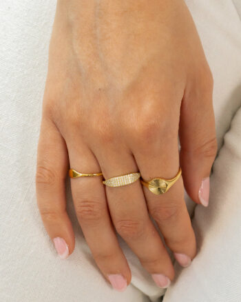 Soleil – Guld ring (rund)