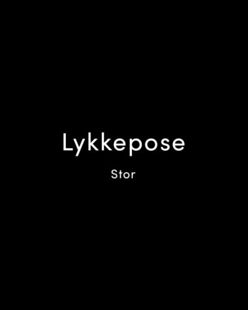 Lykkepose stor