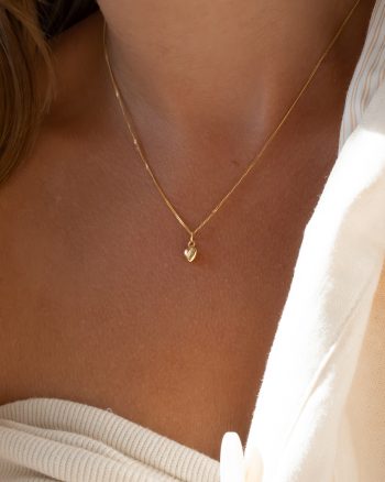 Little Love – Guld hjerte halskæde