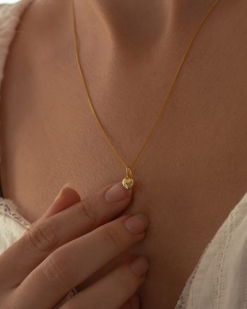 Little Love – Guld hjerte halskæde