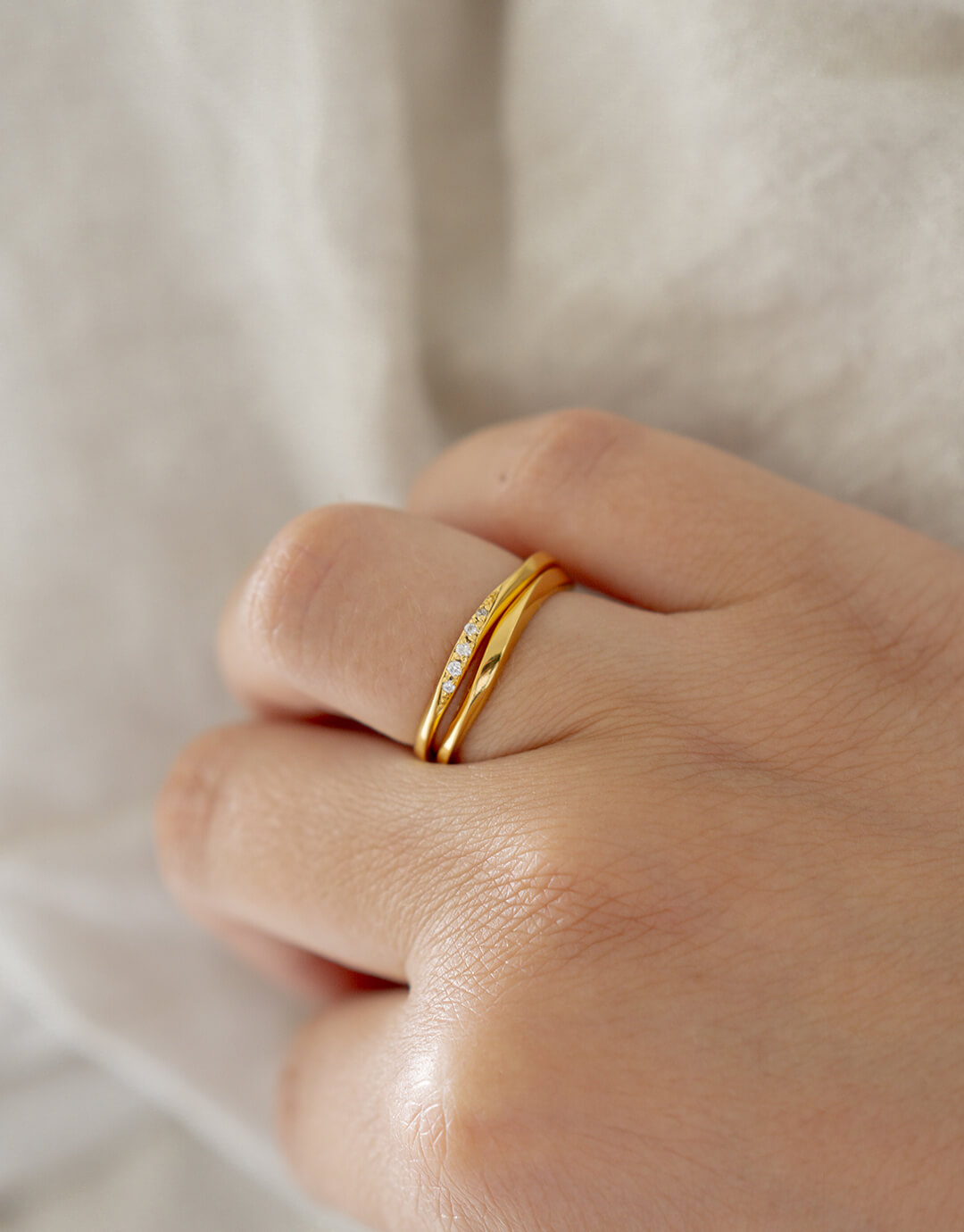 Leona - Guld ring - Billede 6