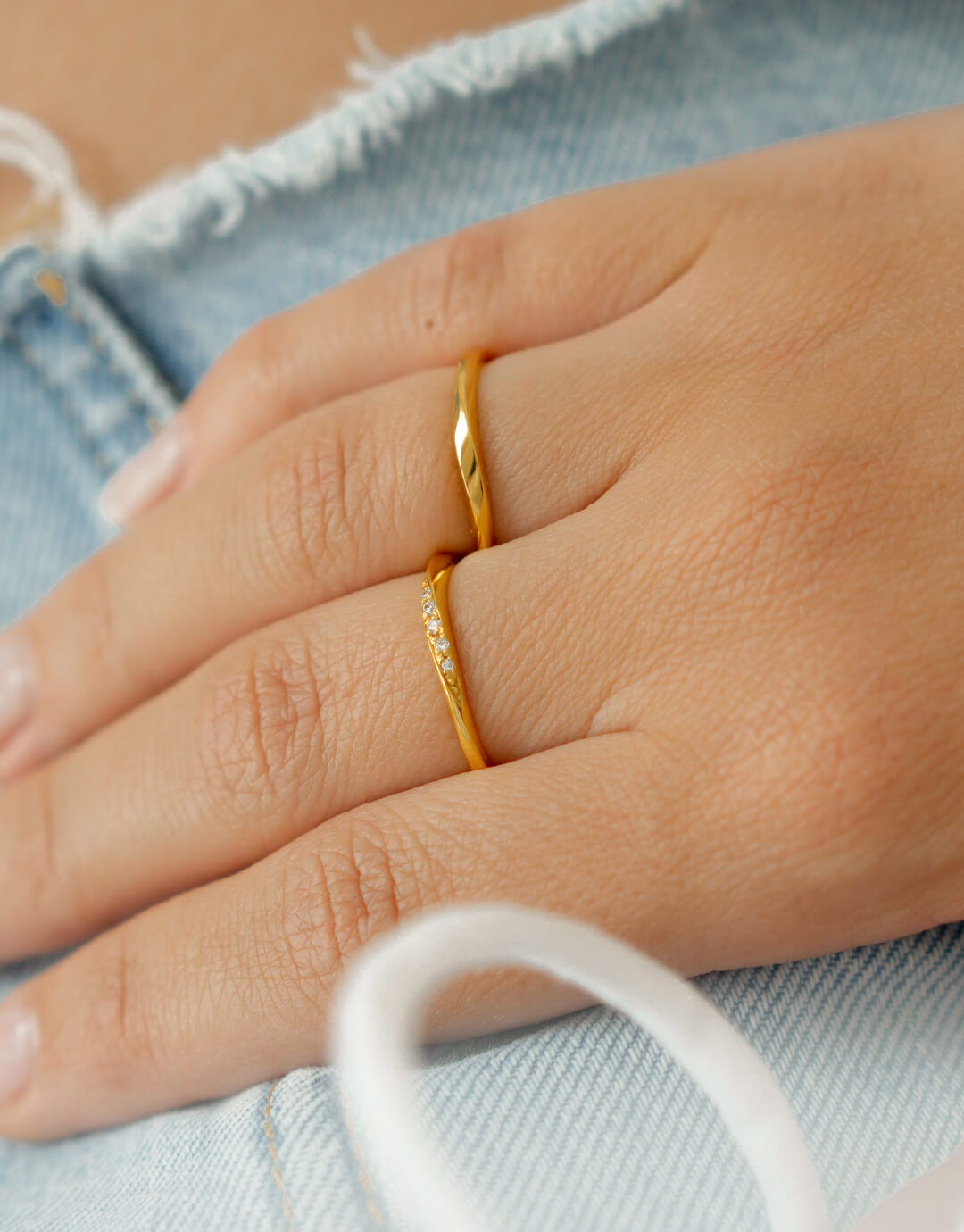 Leona - Guld ring - Billede 3