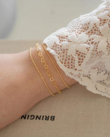 Bubbles – Guld armbånd