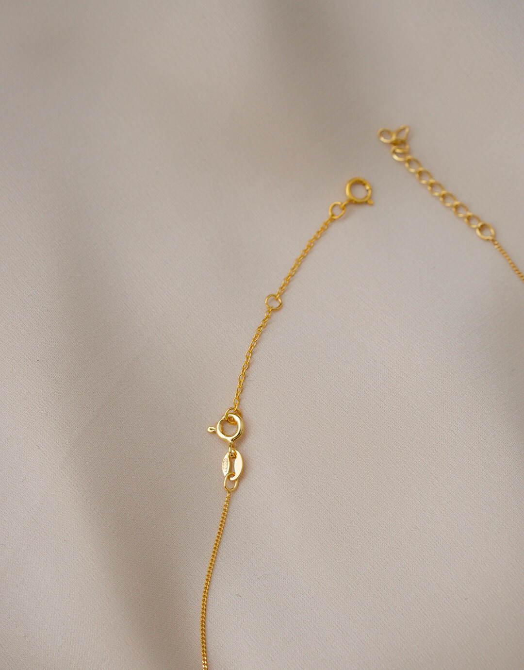 Forlængerkæde 5 cm - Guld - Billede 2
