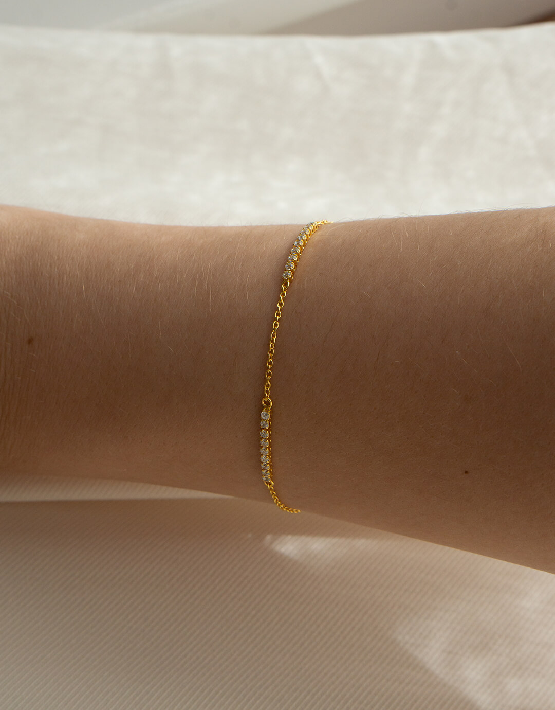 Stella - Guld armbånd