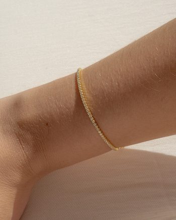 Adria 1.5 mm – Guld tennisarmbånd