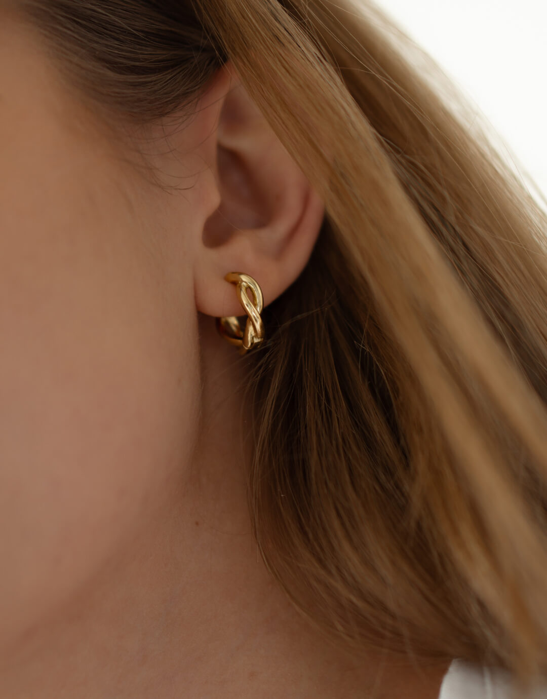 Noa - Guld hoops - Billede 3