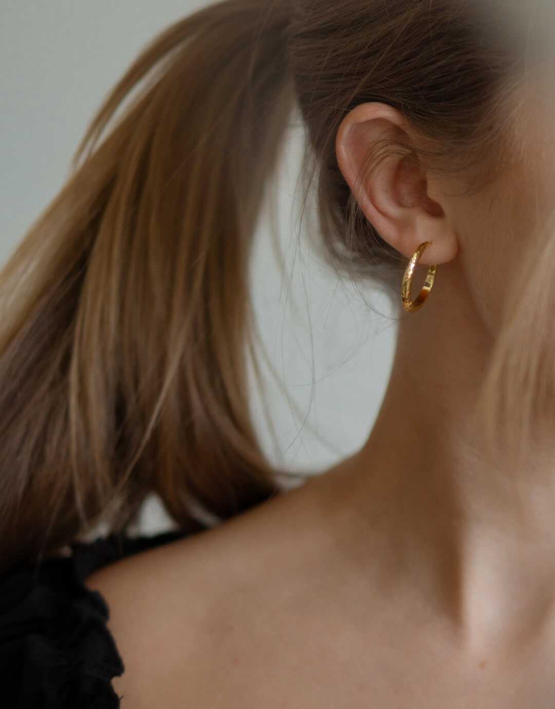 Elma - Guld hoops - Billede 3