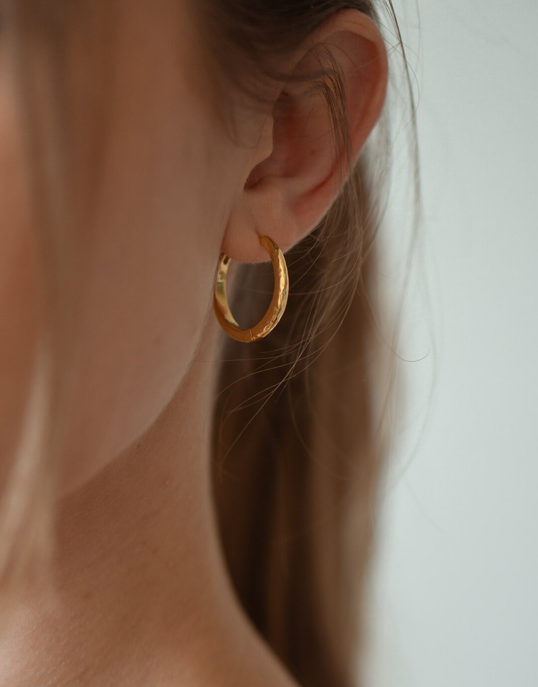 Elma - Guld hoops - Billede 2